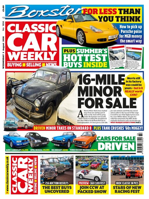 Cover image for Classic Car Weekly